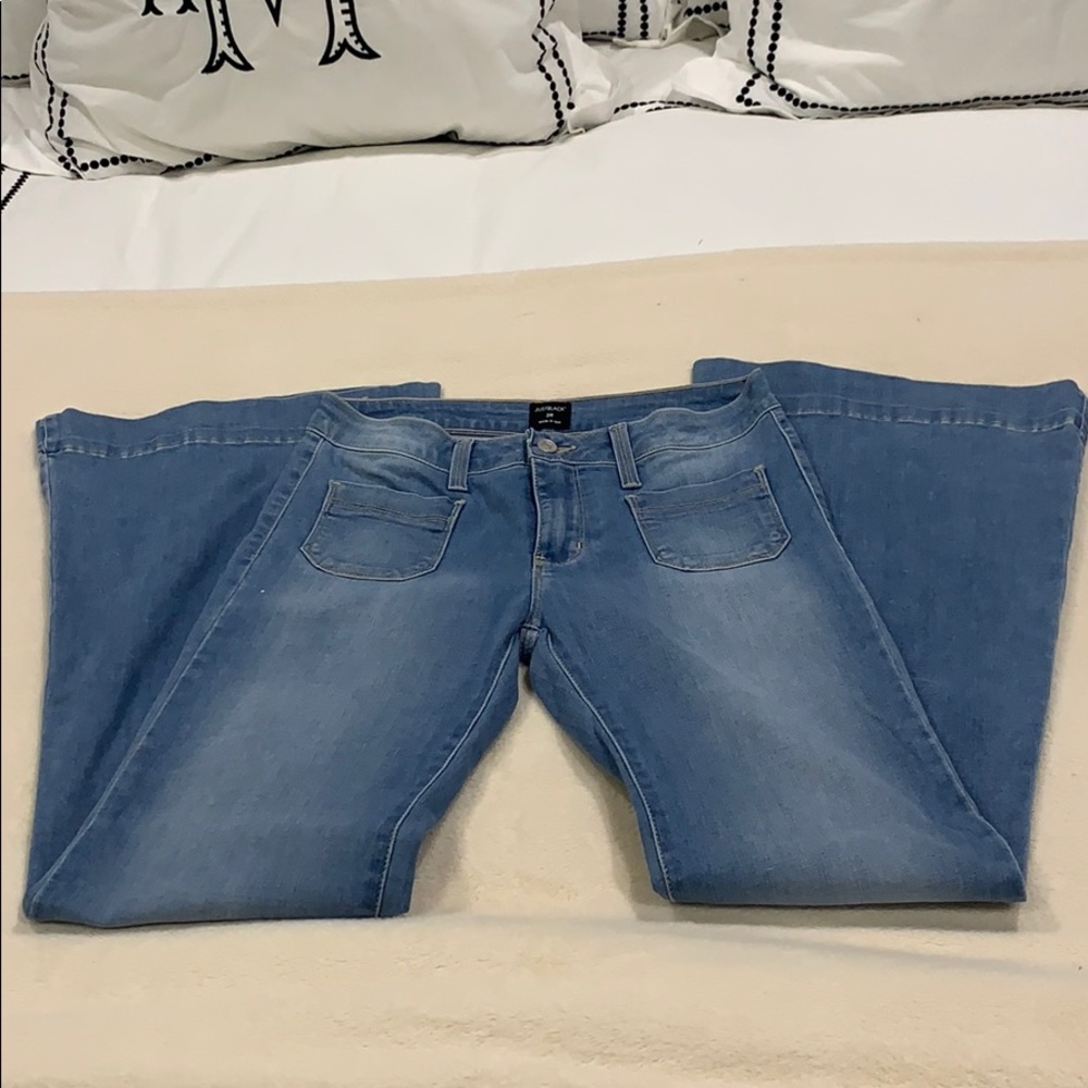 Just black flare jeans sz 28